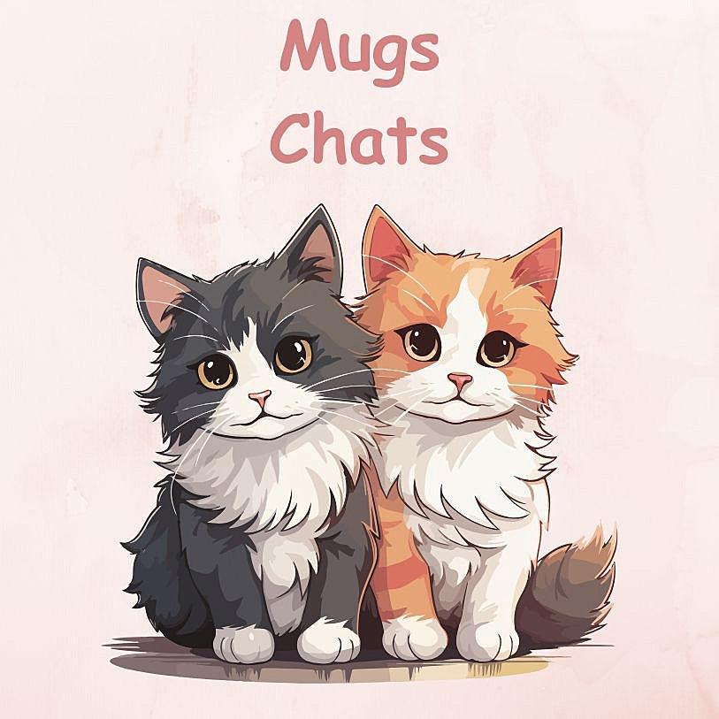 Mug Chat Personnalisé | Cadeau Chat et Chaton avec Prénom