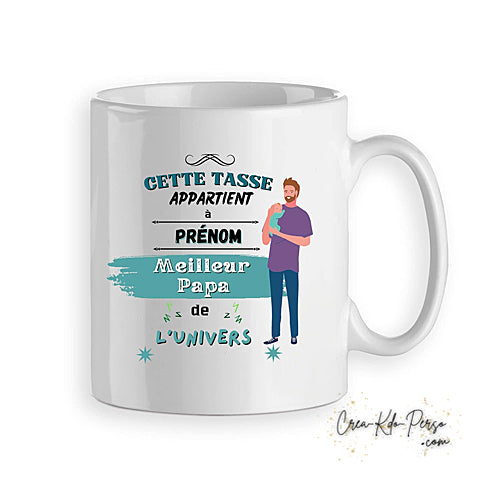 mug personnalisé cadeau papa