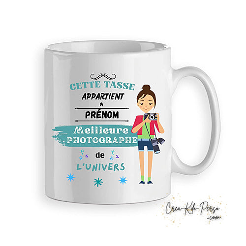 Mug meilleur Photographe de l'univers personnalisé