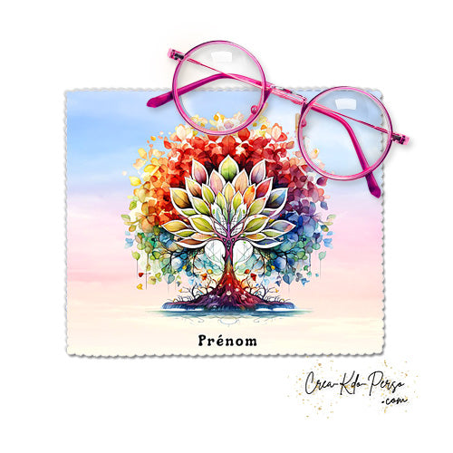 Essuie-lunette Chiffonnette personnalisable arbre de vie Zen Attitude