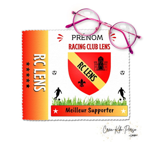 essui lunette football RC lens