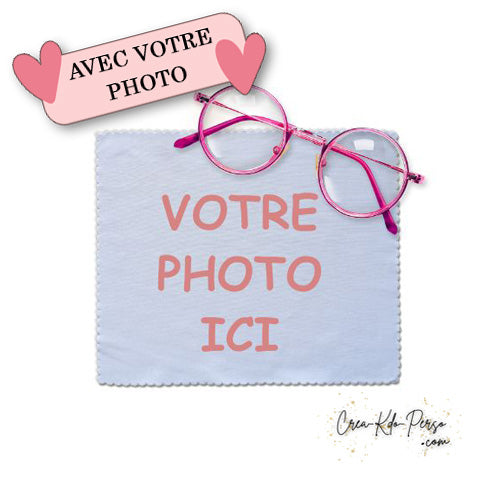 chiffon lunette personnalisé avec photo