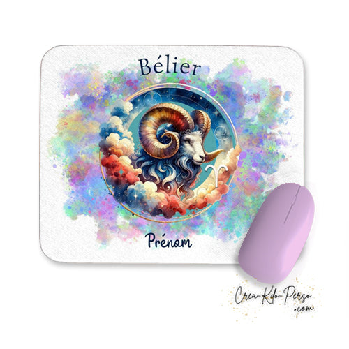tapis de souris personnalisé astrologie bélier