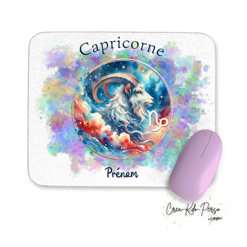 tapis de souris personnalisé astrologie capricorne