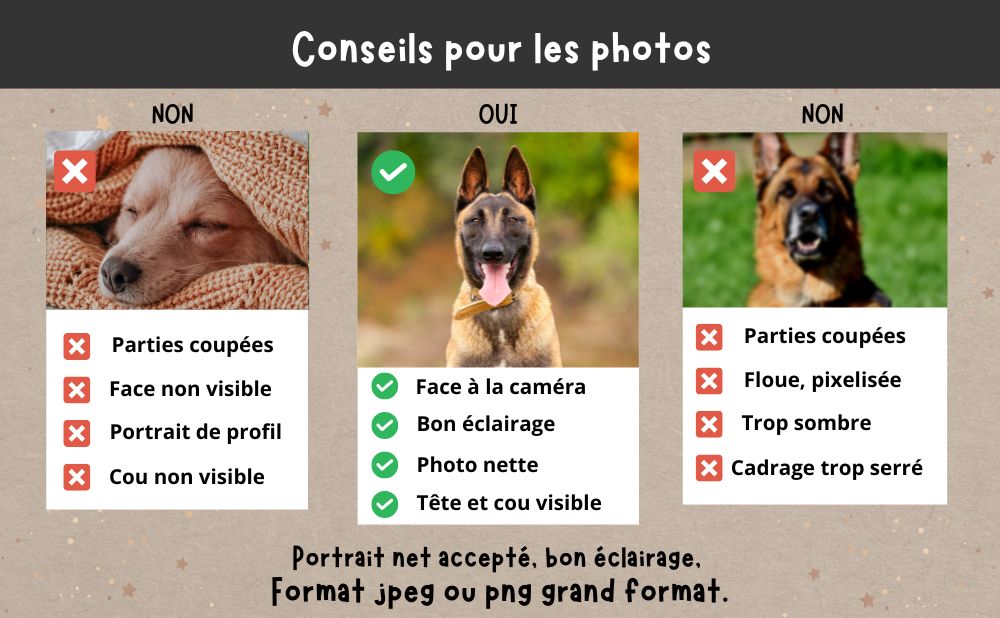 Mug chien chiot personnalisé avec photo et nom de l'animal de compagnie version bleu