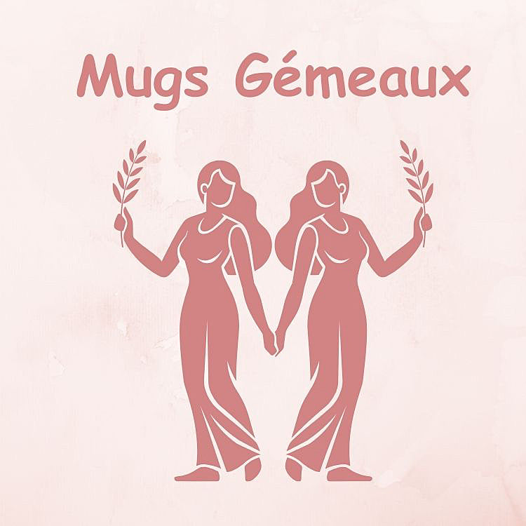 Mugs et tasses sur le thème de l'Astrologie signe gémeaux