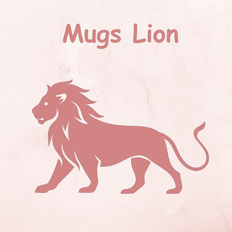Mugs et tasses sur le thème de l'Astrologie signe Lion