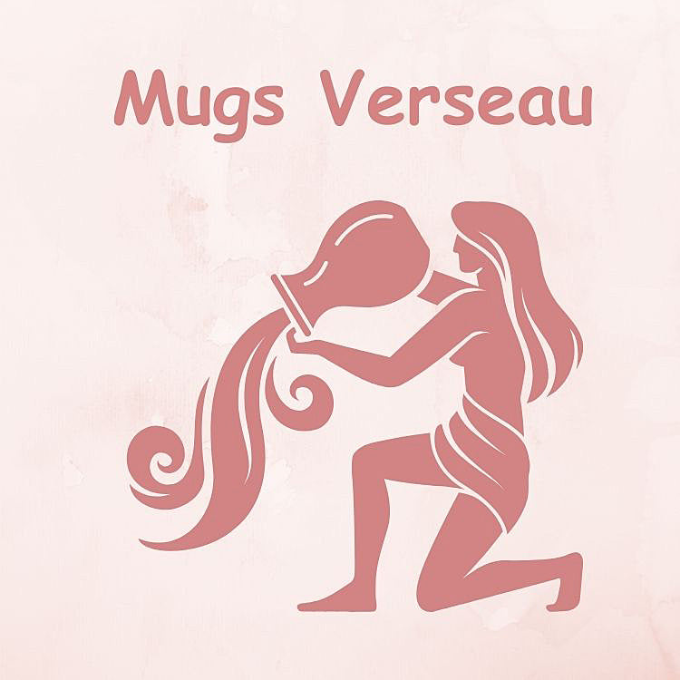 Mugs et tasses sur le thème de l'Astrologie signe verseau