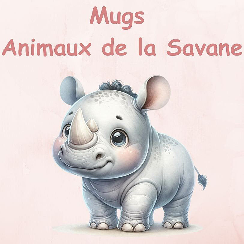 Mugs Animaux de la Savane