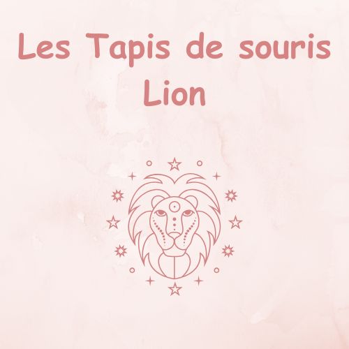 Tapis de souris signe astrologie Lion
