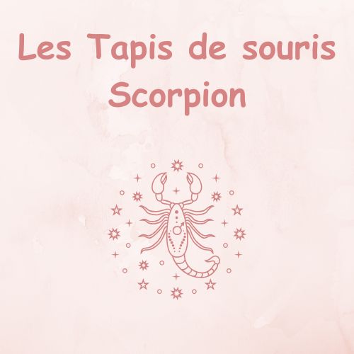 Tapis de souris signe astrologie Scorpion