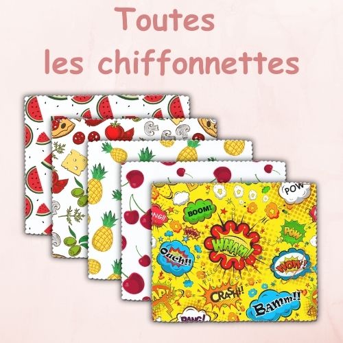 Tous les motifs Chiffonnettes Essuie-lunettes