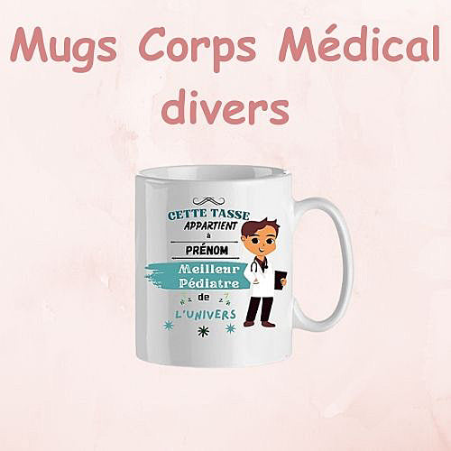 Mugs Métiers Corps Médical