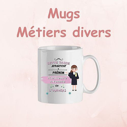 Mugs métiers divers