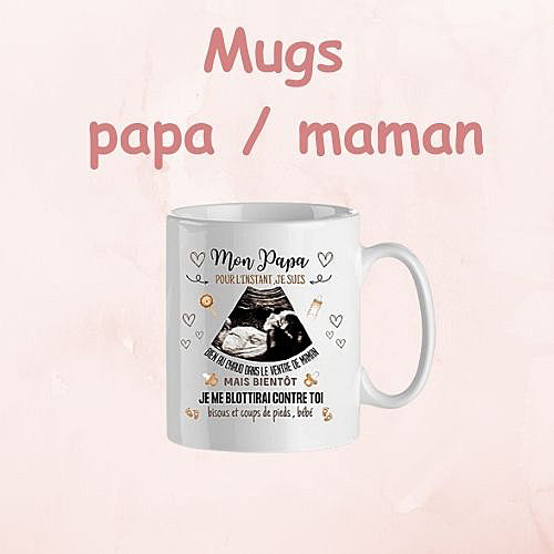 Mugs Papa et Maman