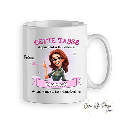 mug personnalisé cadeau maman