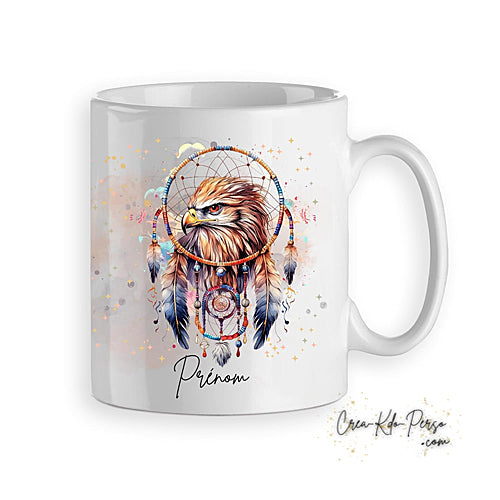 Mug Aigle native America animal totem personnalisé