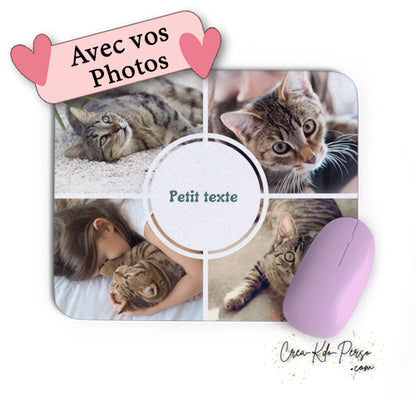 tapis de souris personnalisé plusieurs photos