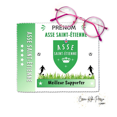 essui lunette football asse saint etienne  