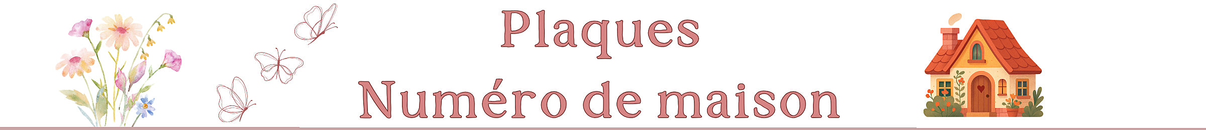 plaques numéro de maison