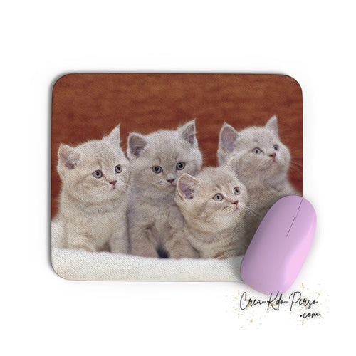 Tapis de souris rectangle souple personnalisé avec votre photo