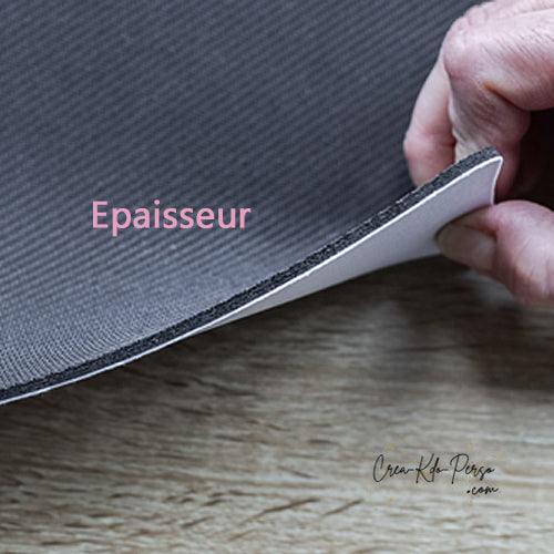 Tapis de souris rectangle souple personnalisé avec plusieurs photos