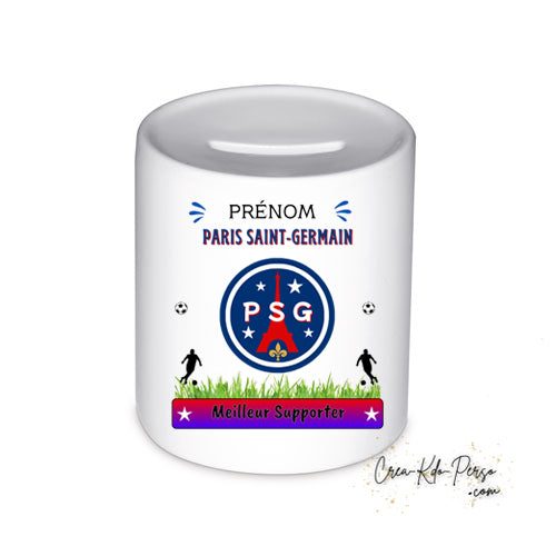 tirelire personnalisé PSG paris saint germain